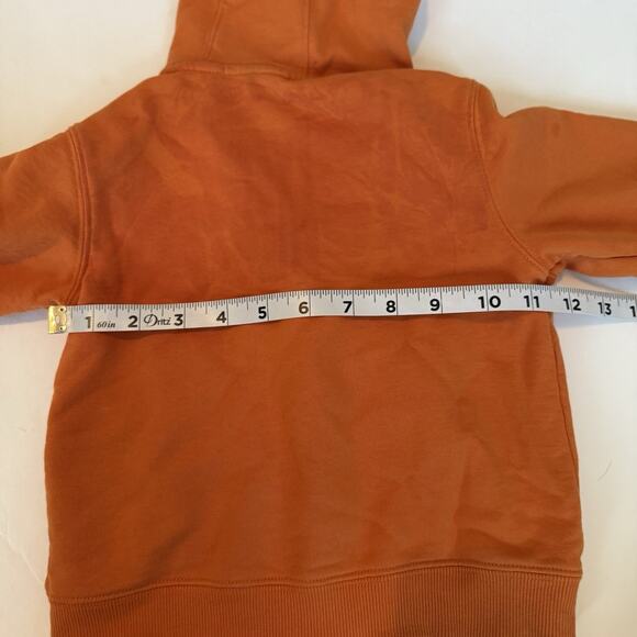 Janie And Jack Jacket Sz 18-24 Months Orange Full Zip Hoodie Play Condition - Picture 8 of 12